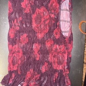 Floral Sleeveless Top